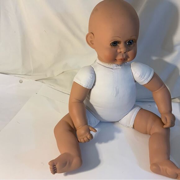 TERRI DEHETRE DOLLS 19" JOSHUA JERICKA VINYL BABY DOLL 1987 - Picture 1 of 10
